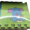 Green puzzle pad, blue elephant pattern baby crawling pad, thickened eco-friendly EVA material Item Picture